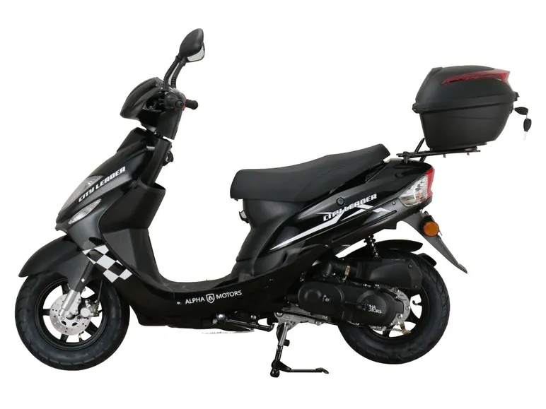 Motorroller CityLeader 50 ccm EURO 5 inkl. Topcase