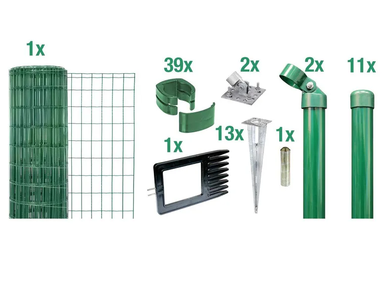 Zaun-Set Fix-Clip Pro®, mit Bodenhülse