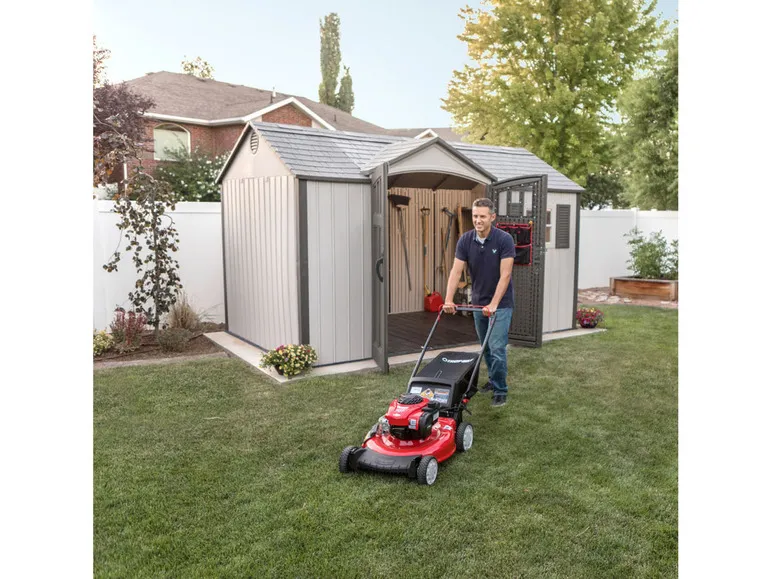 Gerätehaus »Texas«, Stahl/Kunststoff, mit zusätzlichem Fenster