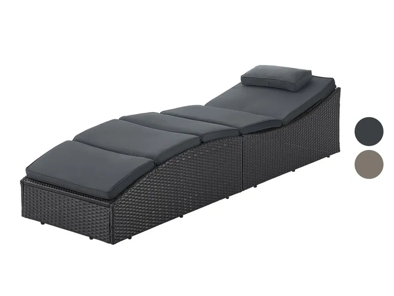 Faltbare Sonnenliege »Lamia«, in Rattanoptik