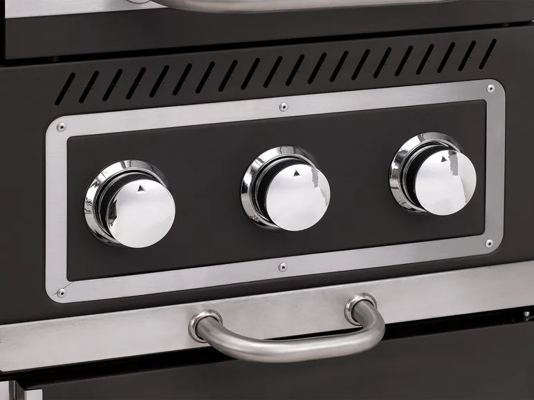 tepro Kohle-Gas-Grill »Toronto Kombi«, 8,7 kW Leistung, 3 Edelstahlbrenner, 2 Ablagen