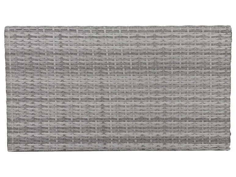 Vigo Lounge Set, aus Geflecht Mix, 4-teilig, grau