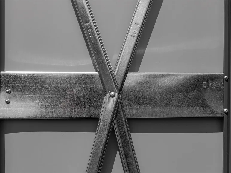 Spacemaker USA Metallgerätehaus, mit Rückwand, auch freistehend nutzbar, mit Flügeltür