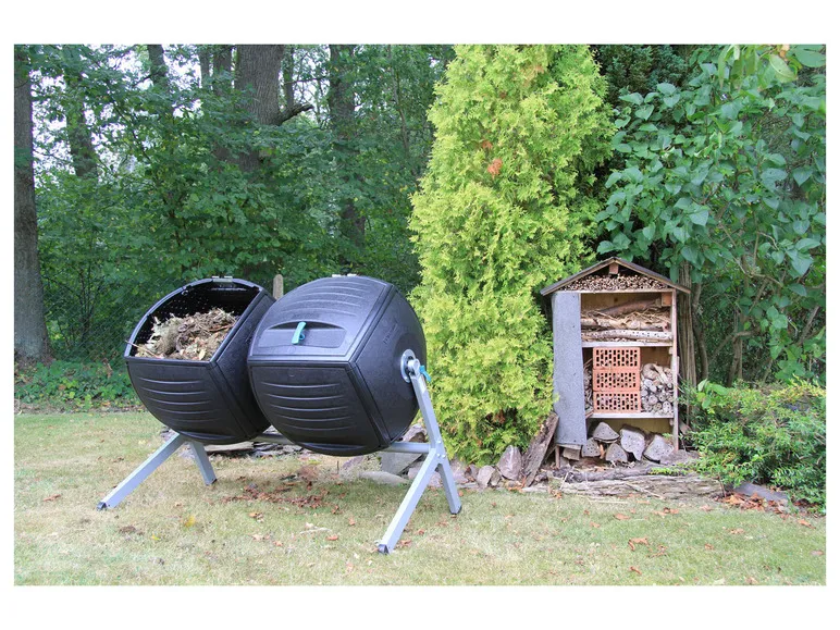 Lifetime »Kompost-Zwilling«, mit 360° drehbarer Trommeln