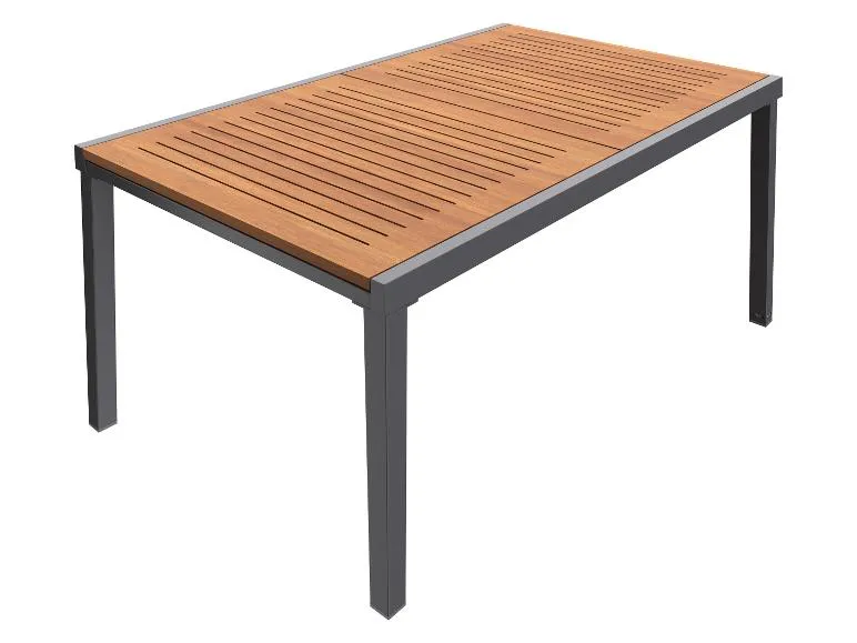 Geflecht-Set »Valencia«, 9-teilig - Ausziehtisch & 8 Klappsessel, braun