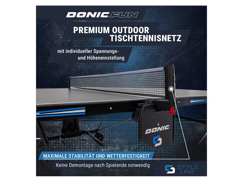 Tischtennis-Set Style 1000 Outdoor, inkl. Zubehör