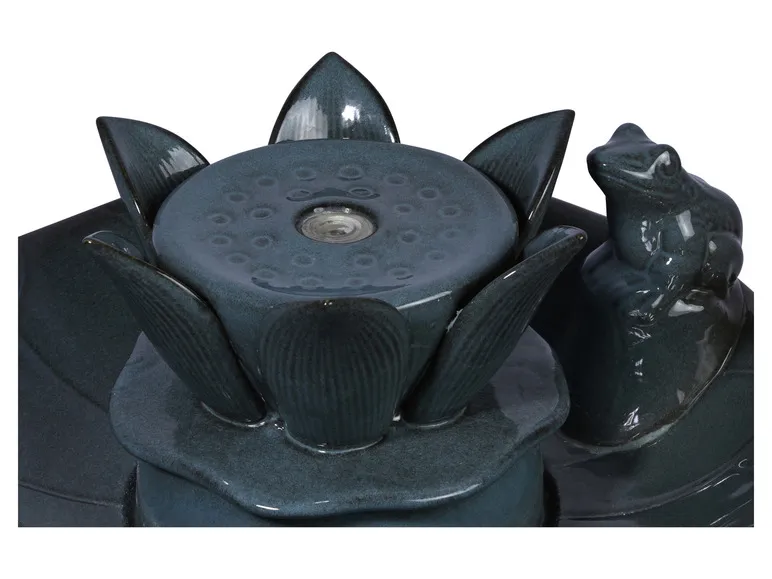 dobar Gartenbrunnen »Helena« mit Solar-Panel, Keramik