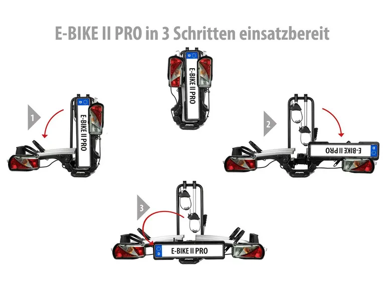 EUFAB Fahrradträger »E-Bike II Pro«