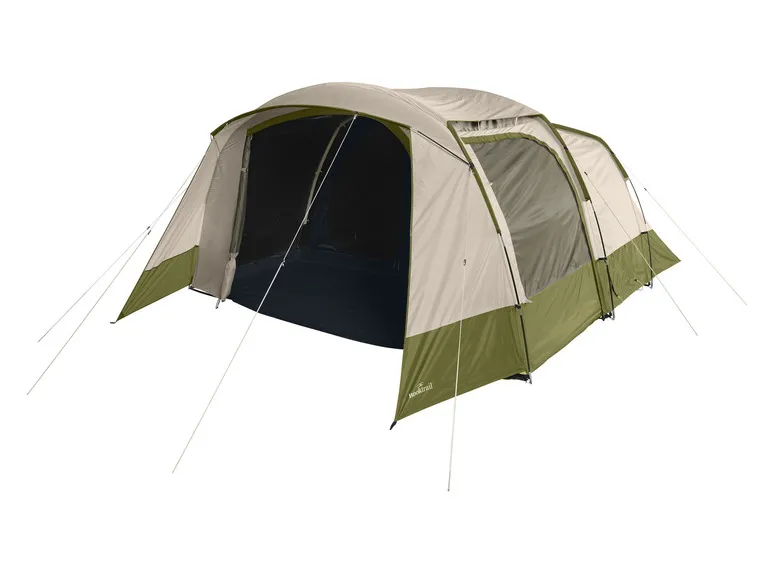 Verdunkeltes Familien-Campingzelt, mit 2 Kabinen, für 5 Personen