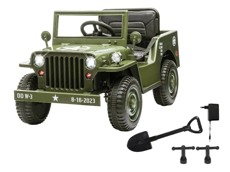 Ride-on Jeep »Willys MB Army«, aufladbar