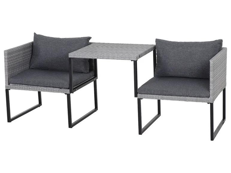 Lounge Set »Malaga« 3-teilig, grau