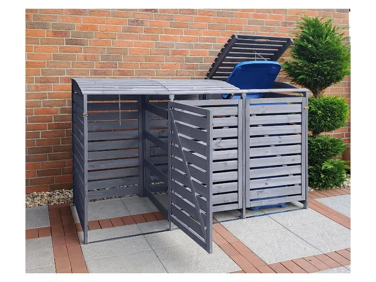 Mülltonnenbox »Vario III«, zur Verkleidung von Mülltonnen, Kiefernholz