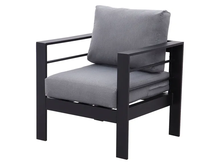 Gartenmöbel 7-Sitzer Lounge-Set Aluminium inkl. Polster