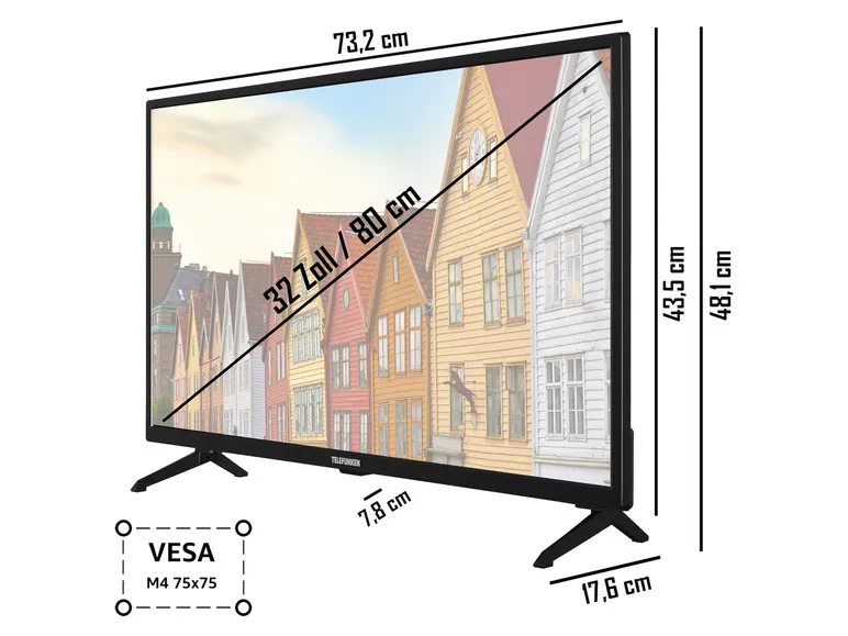 Fernseher »XF32SN550SD« Full HD 32 Zoll Smart TV