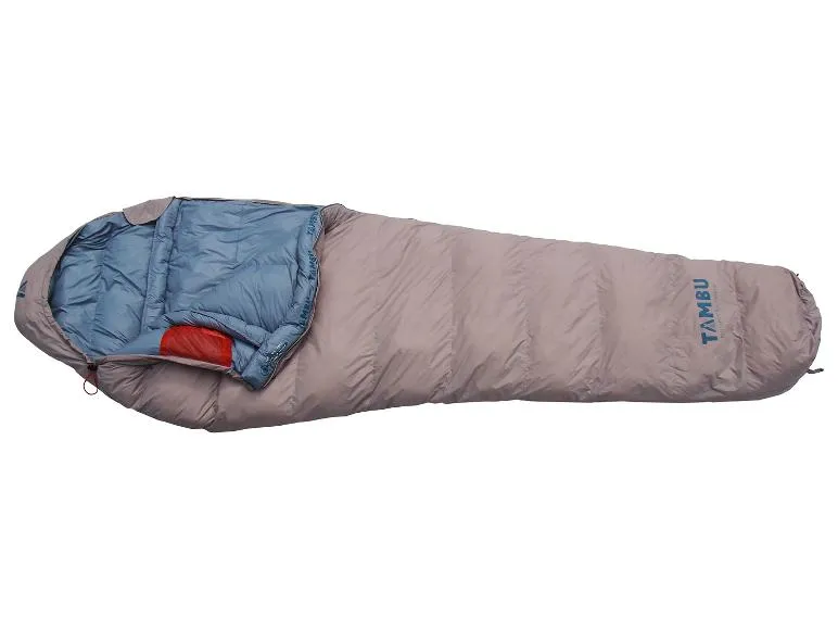 Mumienschlafsack Naram grau/blau