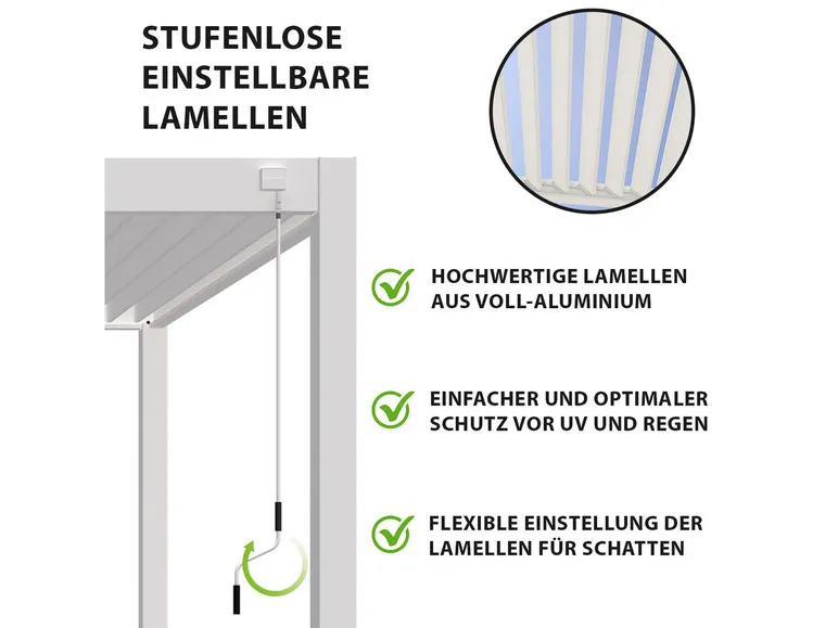 Pavillon »Superior«, aus Aluminium