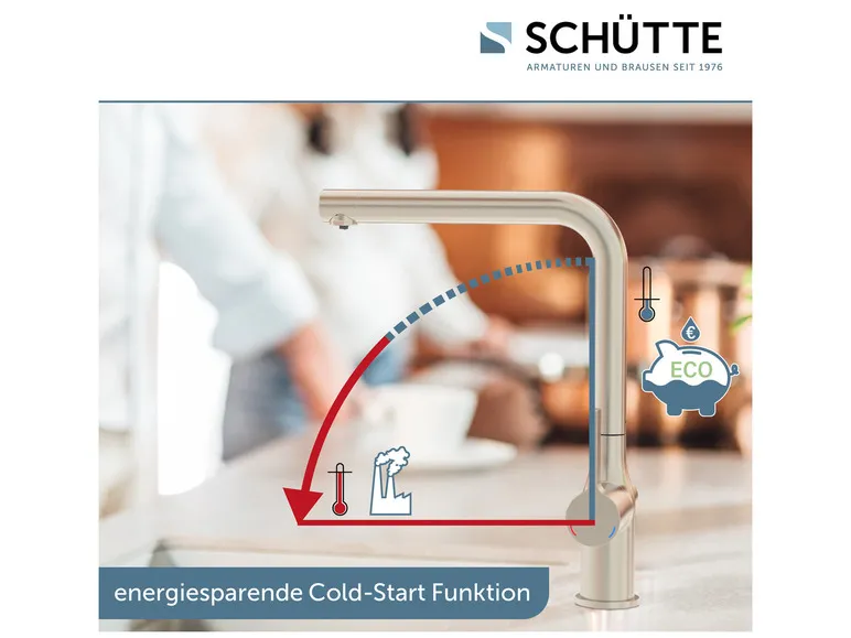 Trinkwasser-Armatur »AQUASTAR PRO« mit Filtersystem gegen Kalkrückstände und Schwermetalle