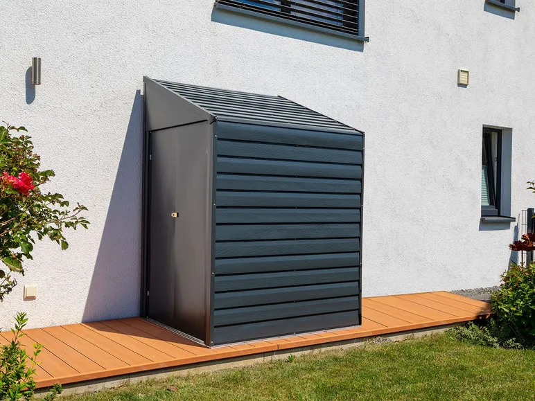 Spacemaker USA Metallgerätehaus, mit Rückwand, auch freistehend nutzbar, mit Flügeltür
