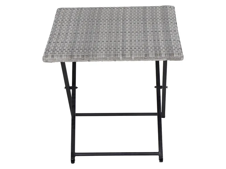 Vigo Lounge Set, aus Geflecht Mix, 4-teilig, grau