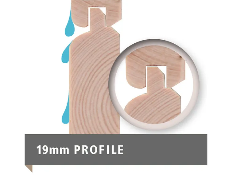 Karibu Gartenhaus »Trundholm 2«, Flachdach, inklusive Schleppdach und Doppelflügeltür