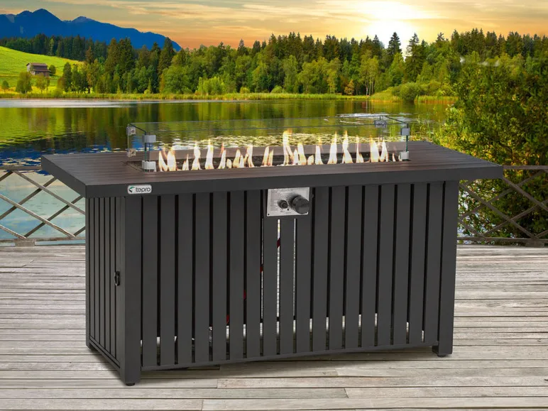 Gasfeuerstelle »Topeka XL«, 17 kW, B 136 x H 63,5 x T 56 cm