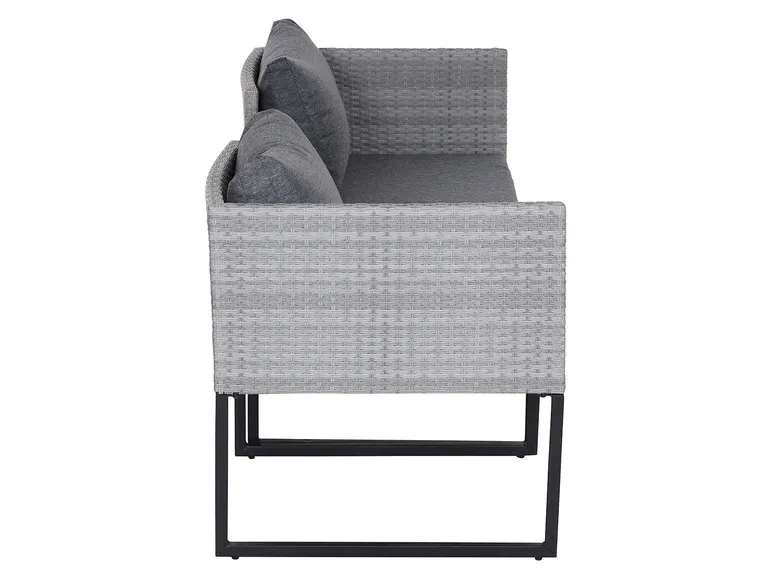 Lounge Set »Malaga« 3-teilig, grau