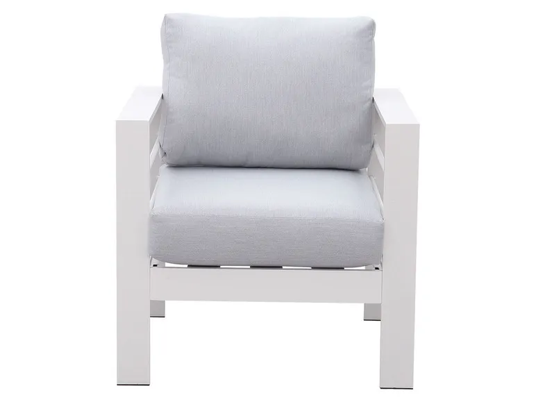 Gartenmöbel 7-Sitzer Lounge-Set Aluminium inkl. Polster