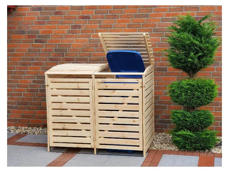 Mülltonnenbox »Vario III«, zur Verkleidung von Mülltonnen, Kiefernholz