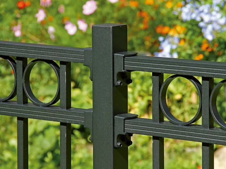 Zaun-Grundset Circle, zum Einbetonieren