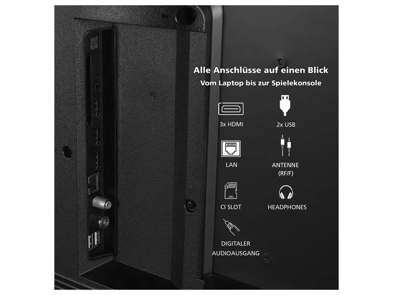 Fernseher »QV2363DAW« 4K UHD QLED VIDAA Smart TV