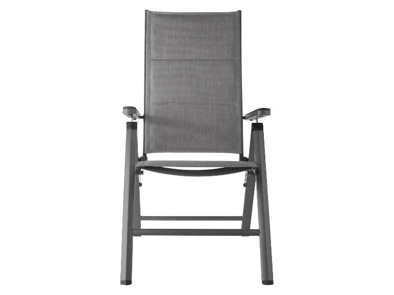 Alu-Set »Toronto«, 9-teilig - Ausziehtisch & 8 Hochlehner, anthrazit/grau