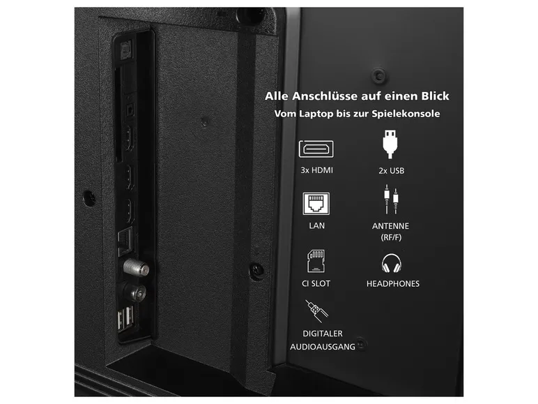 Fernseher »QV2363DAW« 4K UHD QLED VIDAA Smart TV