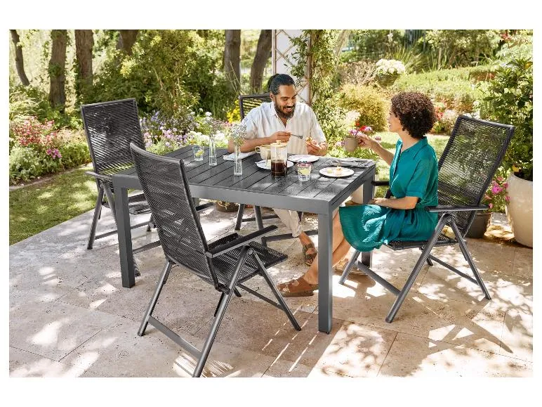 Alu-Gartentisch »Miami«, ausziehbar, anthrazit