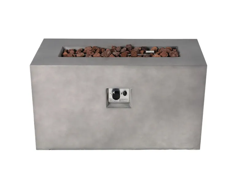 Feuerstelle »Padua« in Quaderform, grau