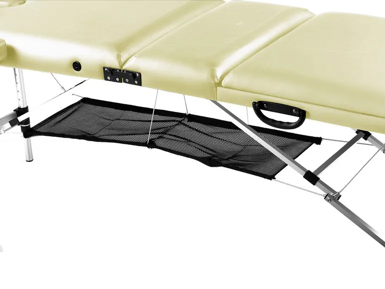 body coach Massageliege, 3-fach faltbar, mit leichtem Alu-Gestell, höhenverstellbar