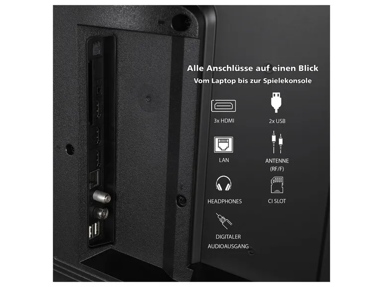 Fernseher »QV2363DAW« 4K UHD QLED VIDAA Smart TV