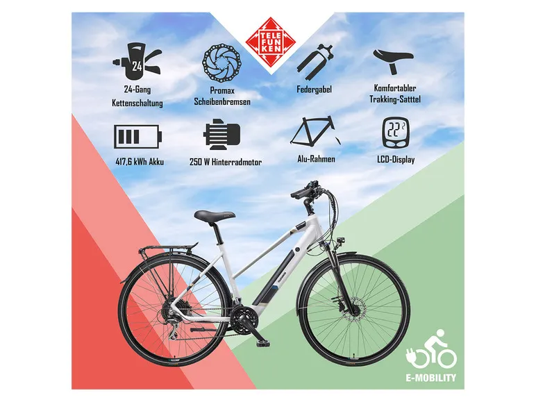 E-Bike Trekkingrad »XC940 Expedition«, 28 Zoll