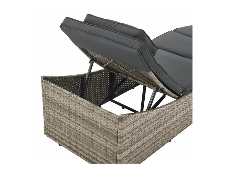 Faltbare Sonnenliege »Lamia«, in Rattanoptik