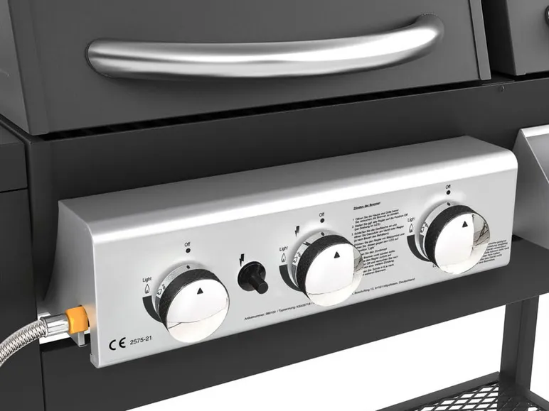 Kombigrill Gas und Holzkohle