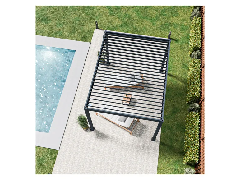 Pavillon »Trumpf«, mit verschließbaren Stahl-Lamellen