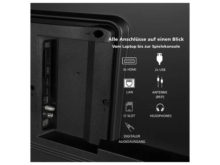 Fernseher »QV2363DAW« 4K UHD QLED VIDAA Smart TV