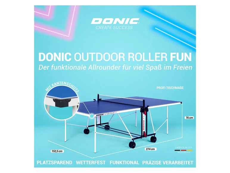 Tischtennisplatte Roller Outdoor Fun