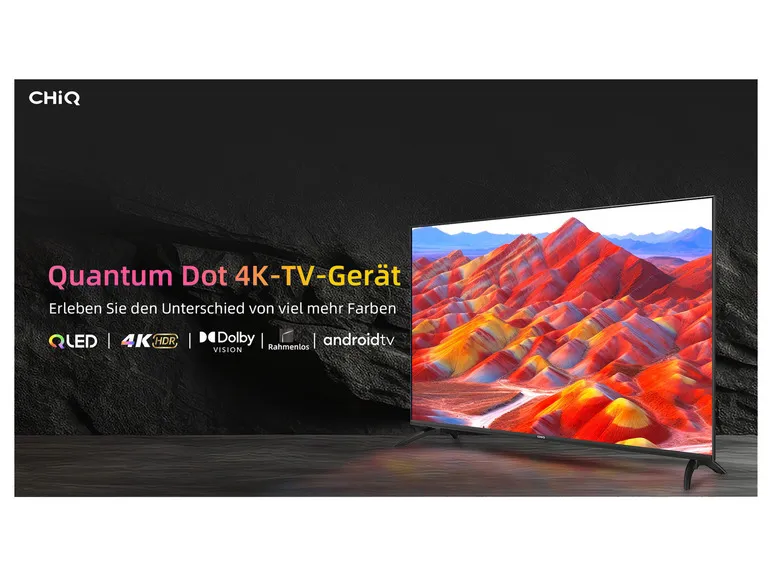 »UQM8V« Fernseher 4K UHD HDR QLED Smart Google TV