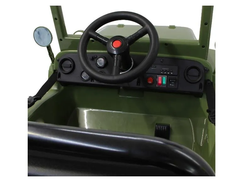 Ride-on Jeep »Willys MB Army«, aufladbar