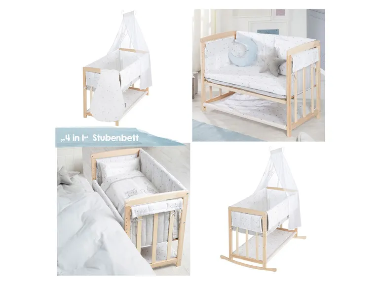 Stubenbett 4-in-1, mit Schlafsack