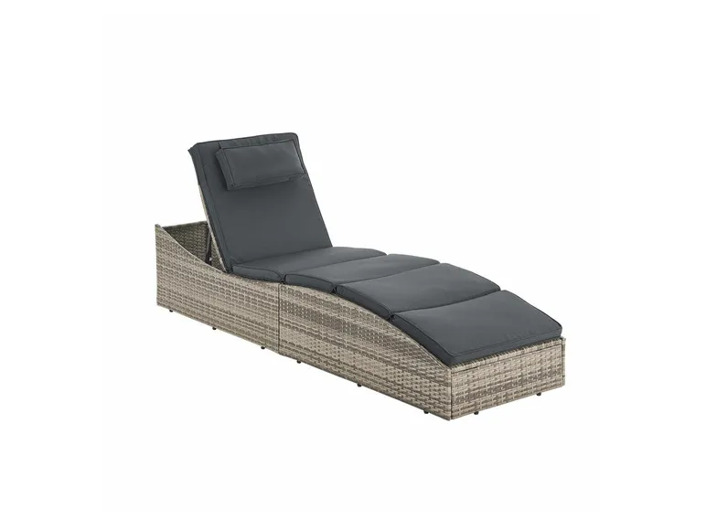 Faltbare Sonnenliege »Lamia«, in Rattanoptik