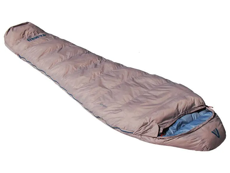 Mumienschlafsack Naram grau/blau