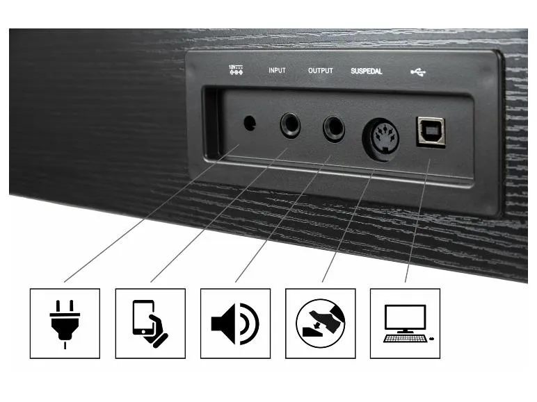 Digitalpiano »DP-220«, mit 3 Pedalen