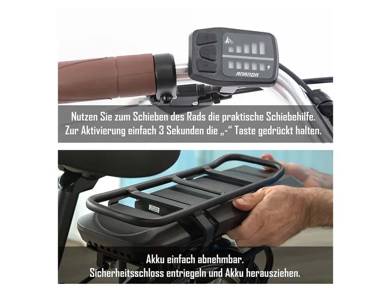 E-Bike Cityrad »RT530«, 28 Zoll