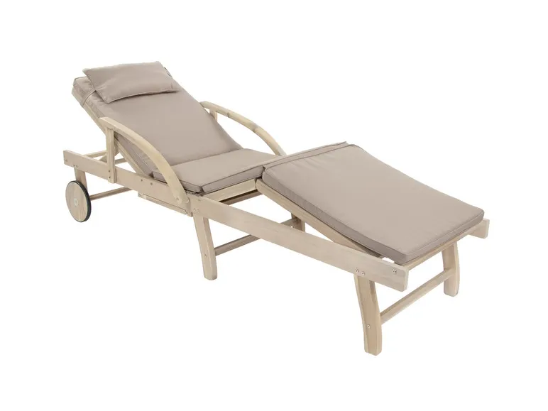 Liege »St. Tropez«, mit ausziehbaren Seitentisch